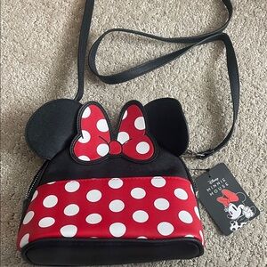 Disney Minnie Mouse Red and Black Shoulder Bag